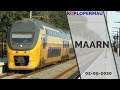 Treinen tussen Utrecht en Arnhem op Station Maarn - 9 september 2020