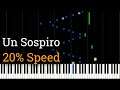 Liszt - Un Sospiro (Slow Piano Tutorial) [20% Speed]