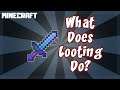 What Does LOOTING Do in Minecraft?