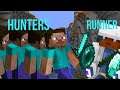 4 Hunters vs 1 Runner| Minecraft Manhunt