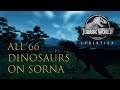 All the 66 dinosaurs on Isle Sorna No Sandbox - Jurassic World Evolution