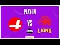 CR4ZY VS LowLand Lions - EUROPEAN MASTERS - PLAY IN DIA 1