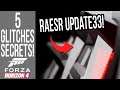 Forza Horizon 4 - 5 Glitches, Secrets & Easter Eggs! UPDATE 33 RAESR TACHYON EV HYPERCAR!