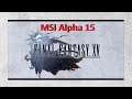 MSI Alpha 15 A3DD: Final Fantasy XV benchmark test (AMD Ryzen 7 3750H, Radeon RX 5500M)