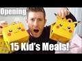 Pokemon McDonalds - Opening 15 Kid's Meal Packs! | GIVEAWAY