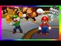 Super Mario Party Minigames #432 Luigi vs Peach vs Mario vs Yoshi