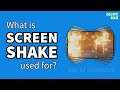 The different ways SCREEN SHAKE is used in games?