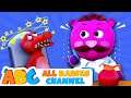 ABC | Five Little Crocodiles | Nursery Rhymes For Children | All Babies Channel