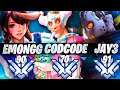 Jay3 Soldier 76 + Emongg Top 500 Dva + CodCode904 #1 Junkrat! [ Overwatch Season 29 Top 500 ]
