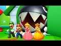 Mario Party Star Rush MiniGames - Luigi Vs Mario Vs Peach Vs Daisy (Master CPU)