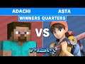 MSM Online 40 - Adachi (Steve) Vs. Asta (Hero) Winners Quarters - Smash Ultimate