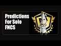 My Predictions For FNCS Solo Grand Finals - Who Is The Best Solo Player???