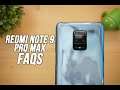 Redmi Note 9 Pro Max FAQs -Gorilla Glass, 33W Fast Charging, Widewine L1, LED Notification, GCam
