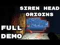 Siren Head Origins (Demo) - Full Gameplay Walkthrough