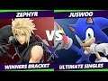 Smash Ultimate Tournament - Zephyr (Cloud) Vs. Juswoo (Sonic) S@X 335 SSBU Winners Round 3