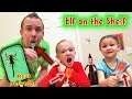 Evil Elf on the Shelf GM Pranks Us! Dad Eats a Scorpion Sucker!!!