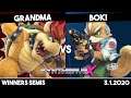 Grandma (Bowser) vs Boki (Fox/ROB) | Winners Semis | Synthwave X #21