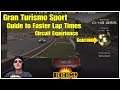 How to Go Faster Tips for Circuit Experience Gran Turismo Sport