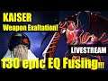 Maplestory m - Kaiser Weapon Exaltation and 130 EPic Equipment Fusing Livestream