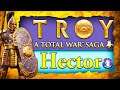 HECTOR BATTLE GAMEPLAY! Total War Saga: TROY Hector Vs Achilles