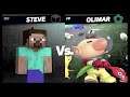 Super Smash Bros Ultimate Amiibo Fights – Steve & Co #253 Steve vs Olimar