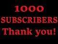 1000 Subscribers!! Thankyou all so much!!!