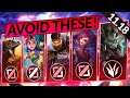 12 Champions You MUST AVOID at ALL COSTS - 11.18 WORST Picks - LoL Guide