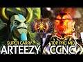 ARTEEZY Top 1 MMR Carry VS CCNC Top 3 MMR Mid | Epic Battle Dota 2