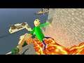 BALDI'S BASICS RAGDOLL!! Garry's Mod [Baldi's Basics Minecraft]