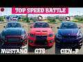 Forza Horizon 4 Top Fastest Muscle Cars - HSV GTS vs Ford Mustang RTR vs HSV Gen-F GTS