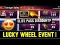 Freefire new event| 23 July new event freefire|lucky wheel discount event|elite pass discount?
