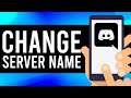 How To Change Server Name on Discord Mobile App