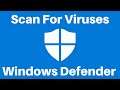 How To Scan For Viruses In Windows Defender - Microsoft Defender Antivirus