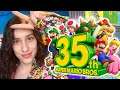 IT'S ALL HERE! Super Mario Bros. 35th Anniversary Direct Reaction! | JustJesss