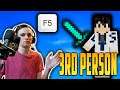 Minecraft Bedwars BUT it's in 3rd Person CHALLENGE...