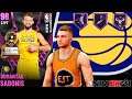 PINK DIAMOND DOMANTAS SABONIS GAMEPLAY!! THEY GAVE HIM HOF RANGE EXTENDER!! IS IT AN UPGRADE???