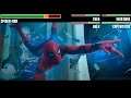 Spider-Man vs. Robbers WITH HEALTHBARS | HD | Spider-Man: Homecoming