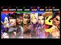Super Smash Bros Ultimate Amiibo Fights – Request #20467 Sega v Konami v Square v Namco