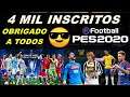 😎🤙4 MIL INSCRITOS #LIVE ESPECIAL OBRIGADO A TODOS !! MYCLUB PES 2020 #COPINHAS #PACK OPEN X11