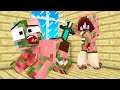 Monster School : ZOMBIE PIGMAN LOVE CURSE - Minecraft Animation