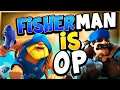 TOP LADDER with NEW OP RG FISHERMAN DECK! - CLASH ROYALE