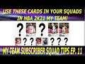 USE THESE CARDS IN YOUR SQUADS IN NBA 2K21 MY TEAM! KUKOC TO THE RESCUE! (SQUAD TIPS EP. 11)