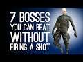 7 Hard Bosses You Can Beat Without Firing a Shot