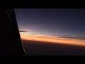 Awesome Sunrise over China [HongKong Airlines A350 to HKG]