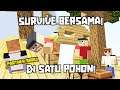 Kita Semua Bertahan Hidup Hanya Dengan 1 Pohon di Minecraft! - Minecraft Skytree Indonesia #1