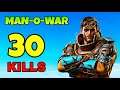 MAN-O-WAR ONLY CHALLENGE | SOLO vs SQUAD | Call of Duty Mobile Battle Royale Gameplay
