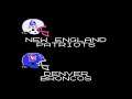 Tecmo Super Bowl (NES) (Season Mode) Week #14: Patriots @ Broncos