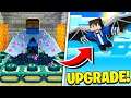 UPGRADING ELYTRA into DRAGON WINGS in Minecraft! (EP34 Scary Survival 2)