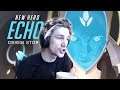 xQc Reacts to NEW HERO Echo Origin Story | Overwatch | xQcOW