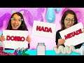 DESAFIO DO SLIME COM DOBRO, METADE OU NADA | Luluca